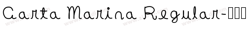 Carta Marina Regular字体转换